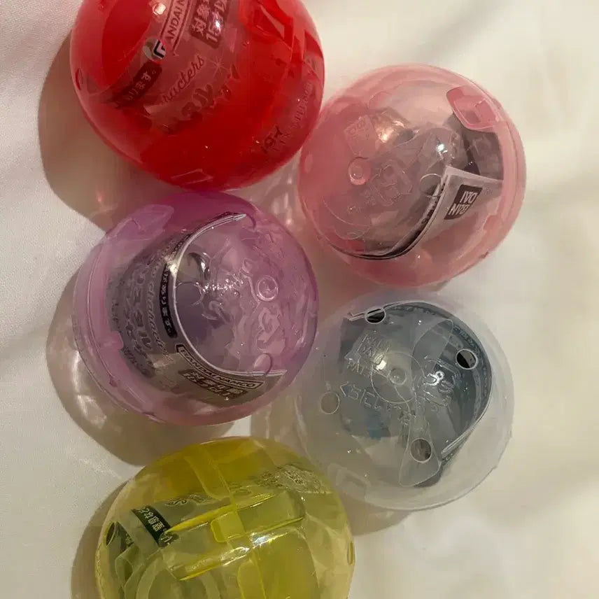 [BUNJANG] Sanrio Crystal Charm Full Set of 5 / 산리오 크리스탈 메지루시 5종 풀세트 팝니다