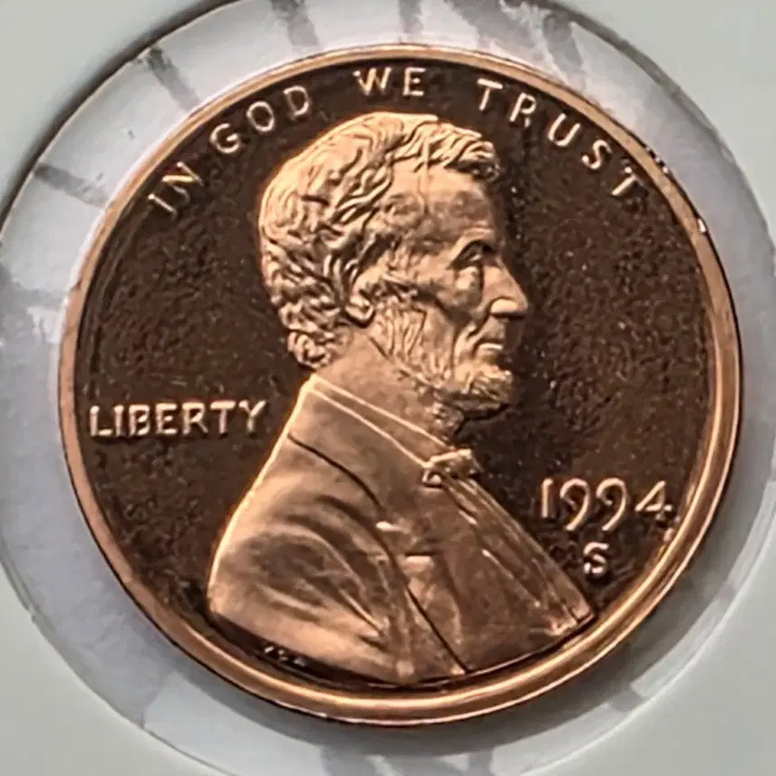 [BUNJANG] 1994-S Lincoln Cent Proof Uncirculated Penny / 링컨 1센트 1994_S 년도 푸르프 미사용 페니