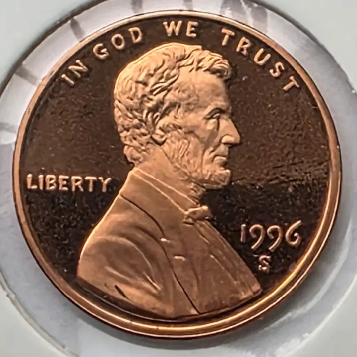 [BUNJANG] 1996-S Lincoln Cent Proof Uncirculated Penny / 링컨 1센트 1996_S 년도 푸르프 미사용 페니