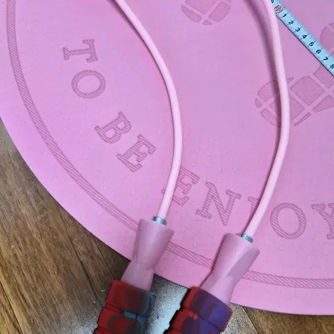 [BUNJANG] Pink Cordless Jump Rope Set - New / 미사용 새제품 핑크색 무선 줄넘기 세트