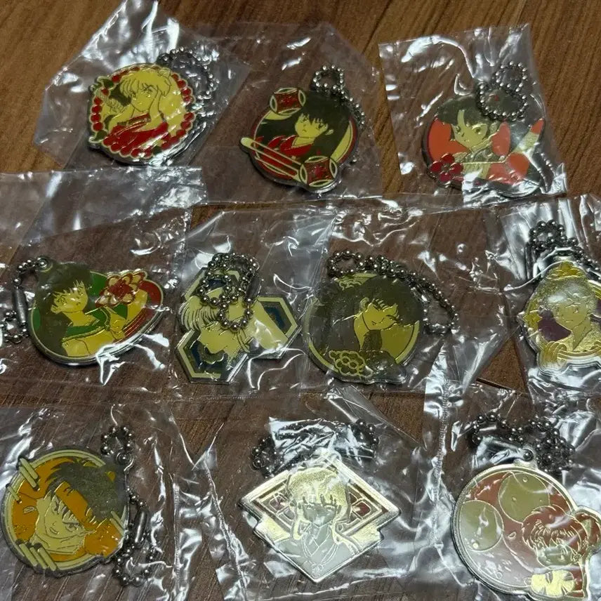 [BUNJANG] Inuyasha Classic Metal Mascot Charm Keychain / 이누야샤 고전 메탈 마스코트 참 키링