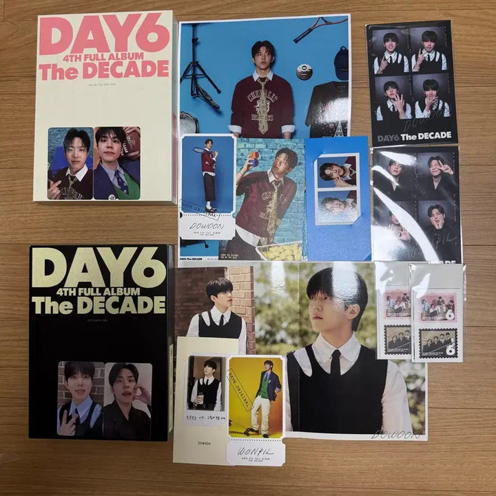 [BUNJANG] DAY6 The Parade Unsealed Full Set Photocard / 데이식스 더데케이드 앨범 예판 네컷 풀셋 양도 판매