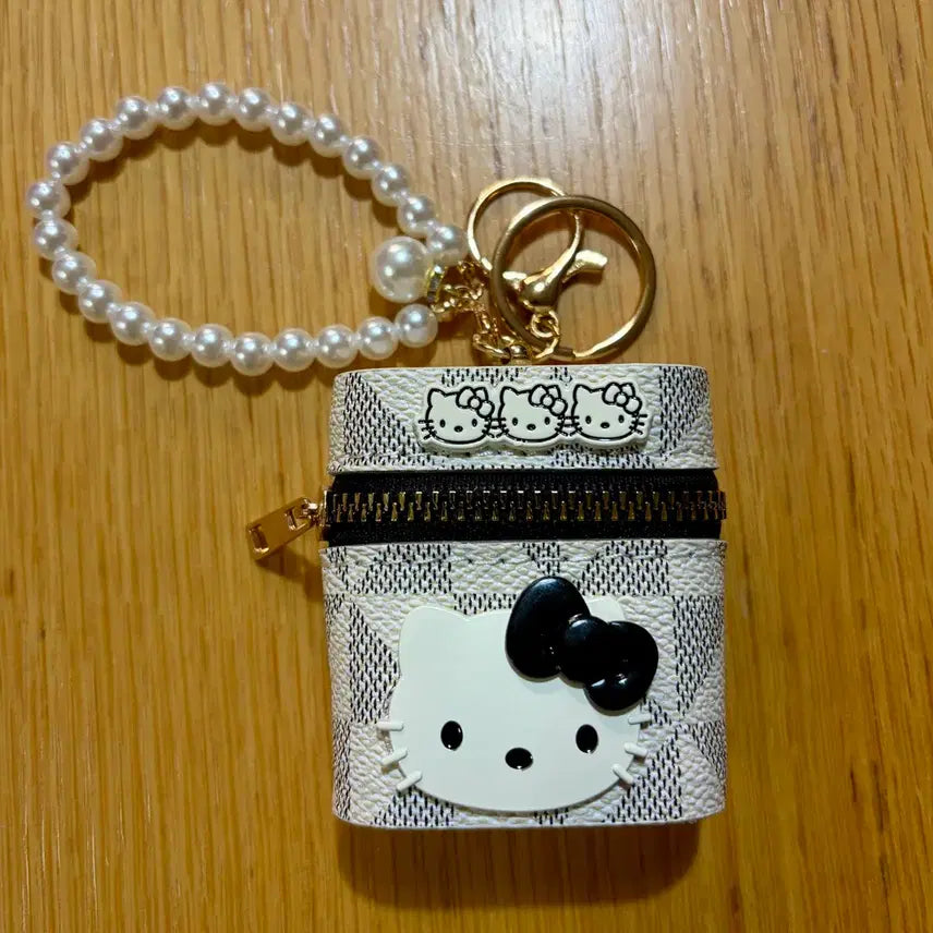 [BUNJANG] Hello Kitty Coin Pouch Mini Pouch Keychain White / 헬로키티 동전지갑 미니파우치 이어폰케이스 키링 화이트