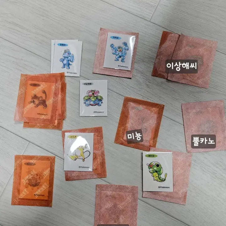 [BUNJANG] Pokemon Stickers Artwork 1996 / 포켓몬 띠부씰 아트워크 아트웍 1996 교환