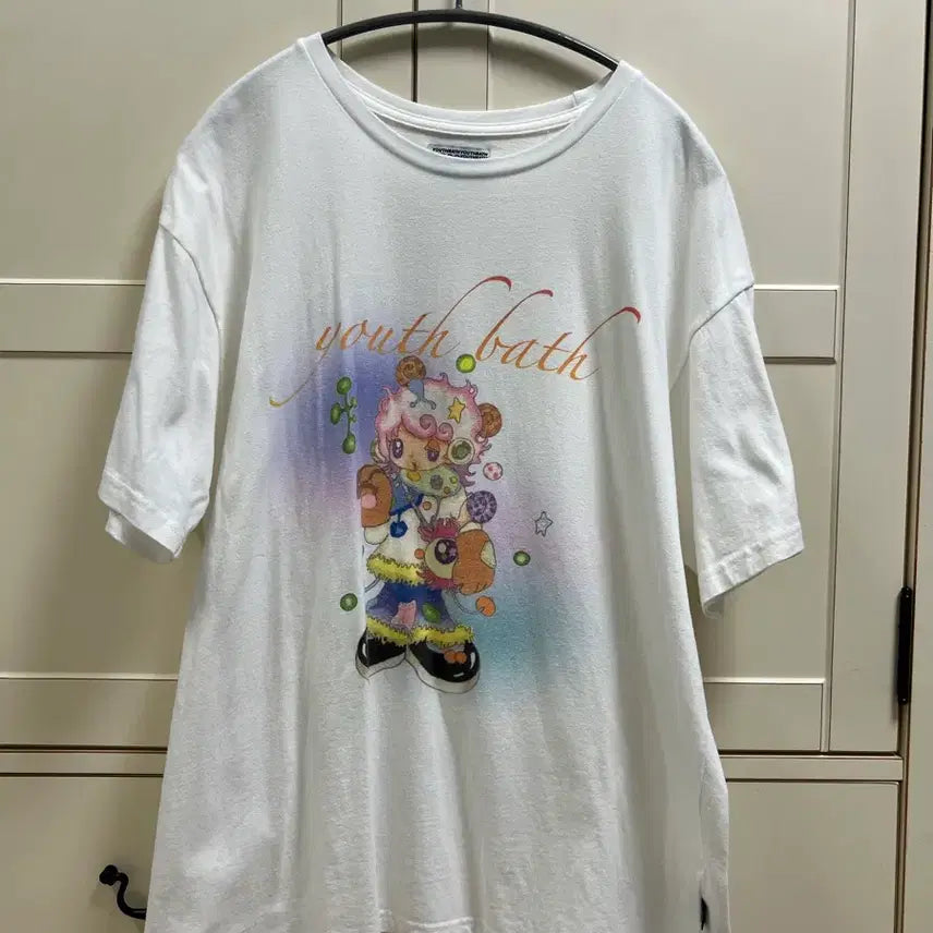 [BUNJANG] Youthbath x Ollie Collaboration T-Shirt / 유쓰배쓰 X 올리와 반팔