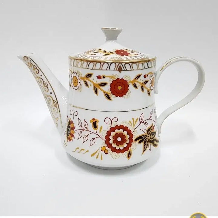 [BUNJANG] Haengnam Porcelain Golden Apricot Teapot - Old Antique / 행남사 골든 애프리콧 티팟/올드 엔틱