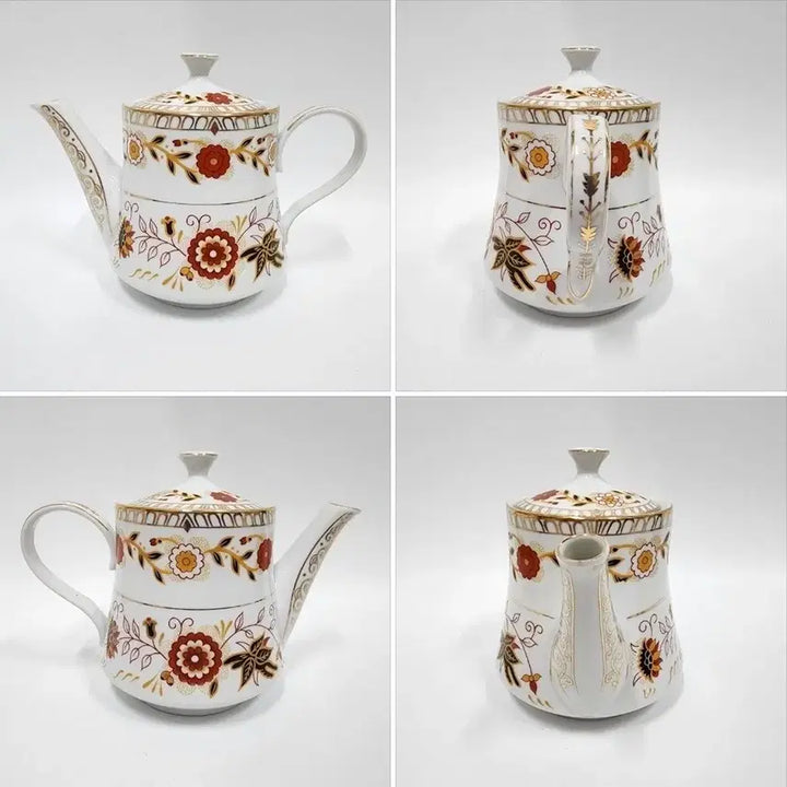 [BUNJANG] Haengnam Porcelain Golden Apricot Teapot - Old Antique / 행남사 골든 애프리콧 티팟/올드 엔틱