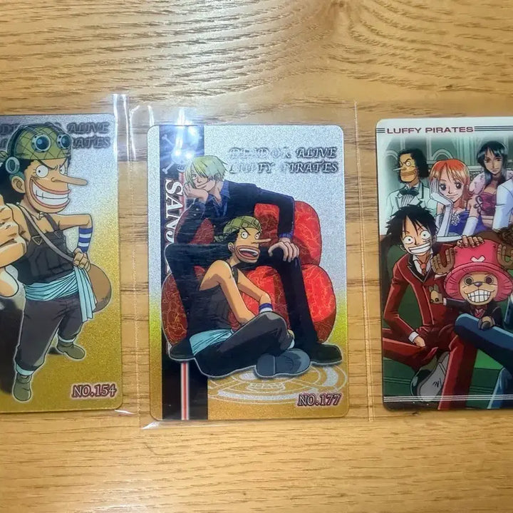 [BUNJANG] One Piece Card Set: Luffy, Usopp, Sanji, and Group Cards / 원피스 카드 루피 해적단 우솝 상디 단체