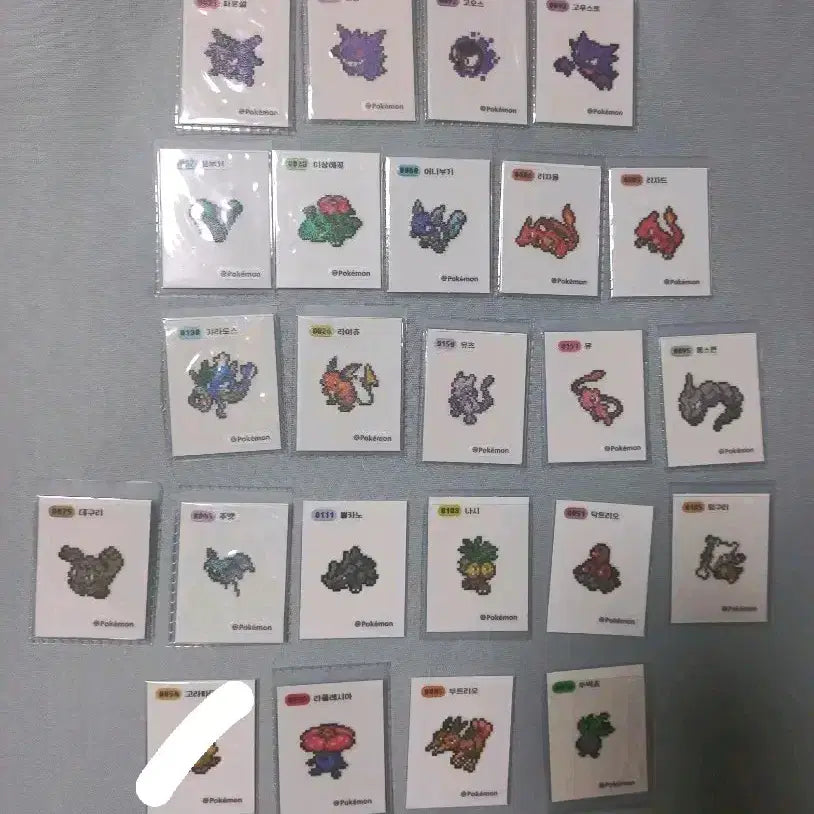 [BUNJANG] Pokemon Stickers Individual Sale / 픽셀 띠부씰개별판매