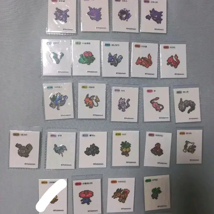[BUNJANG] Pokemon Stickers Individual Sale / 픽셀 띠부씰개별판매