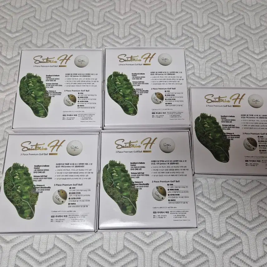 [BUNJANG] Saint Nine H Premium Golf Balls 6-Ball Set 5 Boxes / 세인트나인 H 골프공 6구 프리미엄 5박스