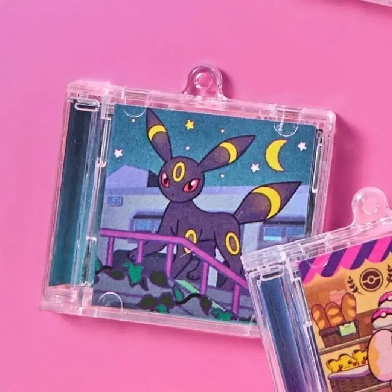 [BUNJANG] Pokemon Mini CD Keychain Collection Umbreon / 포켓몬 미니 CD 키링 컬렉션 블래키