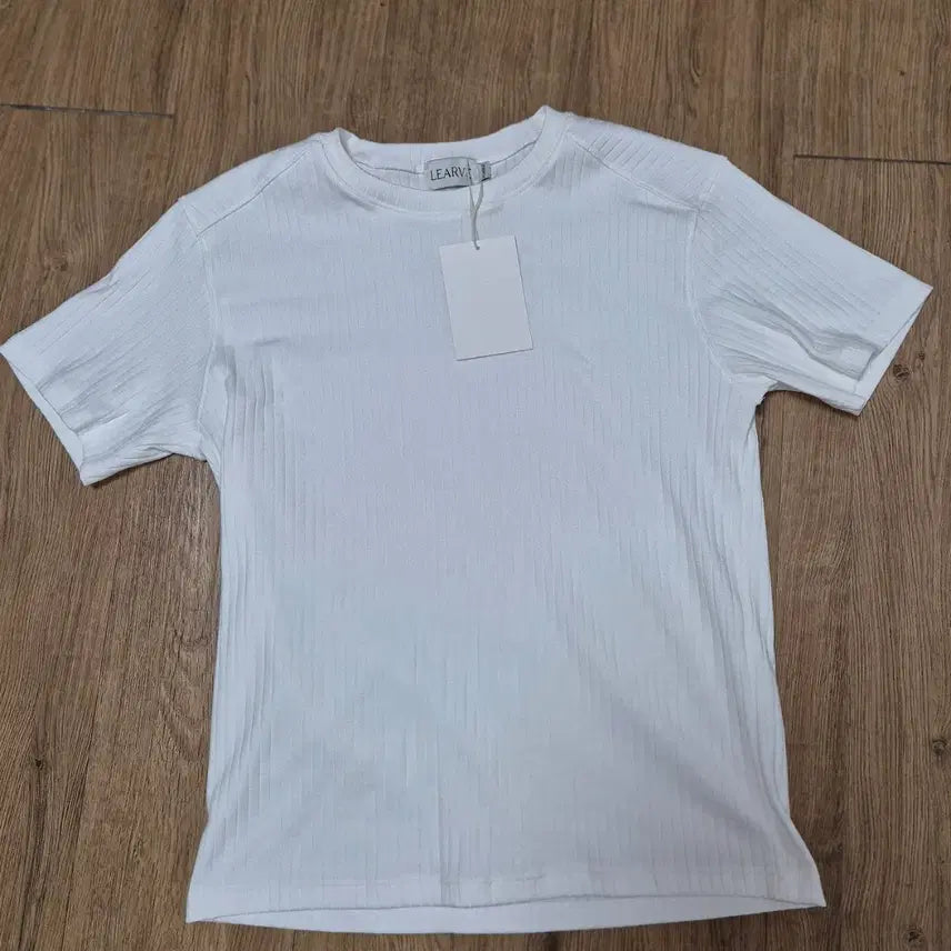 [BUNJANG] LEHVE Ribbed Round Half T-shirt XL / (새상품)르아브 골지 라운드 하프 티셔츠 XL [정가 52,000원]