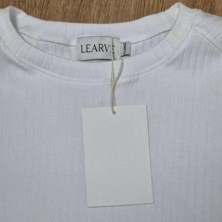 [BUNJANG] LEHVE Ribbed Round Half T-shirt XL / (새상품)르아브 골지 라운드 하프 티셔츠 XL [정가 52,000원]