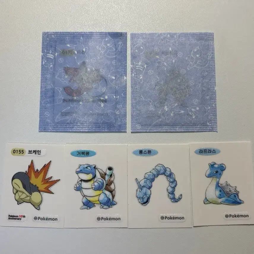 [BUNJANG] Pokemon Pichu 30th Anniversary Sealed Stickers Bundle / [반택포]포켓몬 띠부씰 일괄