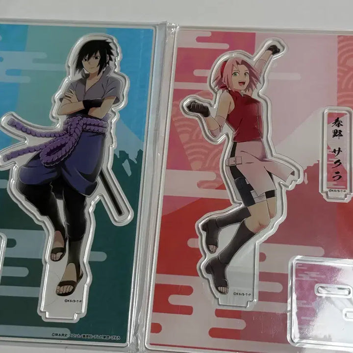 [BUNJANG] Naruto Fujikyu Highland Limited Sasuke Sakura Acrylic Stand Bundle Set (Sealed) / 미개봉 나루토 후지큐 아크릴스탠드 사스케 사쿠라 일괄