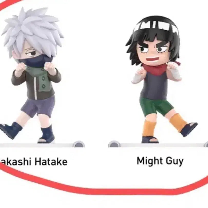 [BUNJANG] Pop Mart Naruto Kakashi &amp; Guy Childhood Bundle / 나루토 어린시절, 유년시절 카카시 가이 일괄판매합니다.