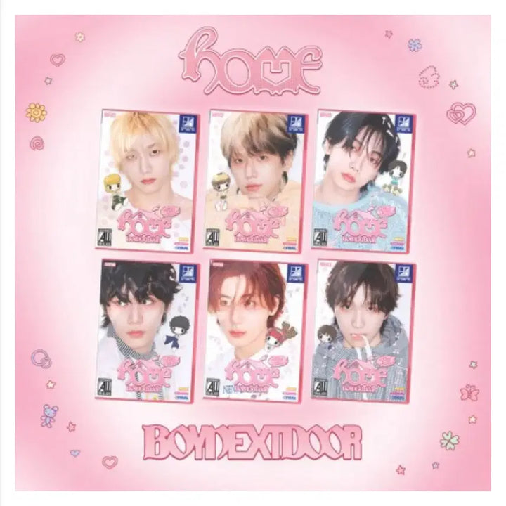 [BUNJANG] BOYNEXTDOOR HOME Album Sweet Home Version Split Set (Riwoo, Leehan) / 리우 이한!!)보이넥스트도어 HOME 앨범 스위트 홈 버전 올리브영 분철