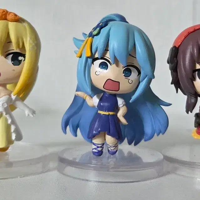 [BUNJANG] Konosuba Aqua Megumin Darkness Mini Figure Bundle Set / [코노스바] 아쿠아 메구밍 다크니스 미니 피규어 일괄 판매