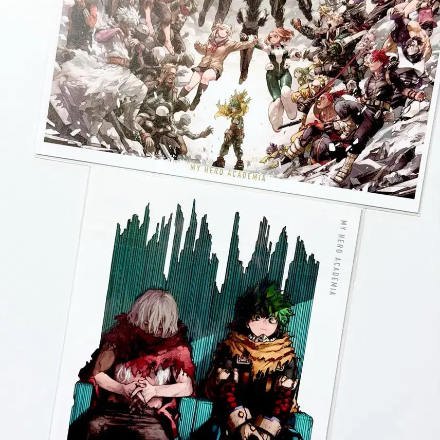 [BUNJANG] My Hero Academia Original Art Exhibition Key Visual Postcard Set / (미개봉)나의 히어로 아카데미아 원화전 키비주얼 포스트카드 엽서 세트