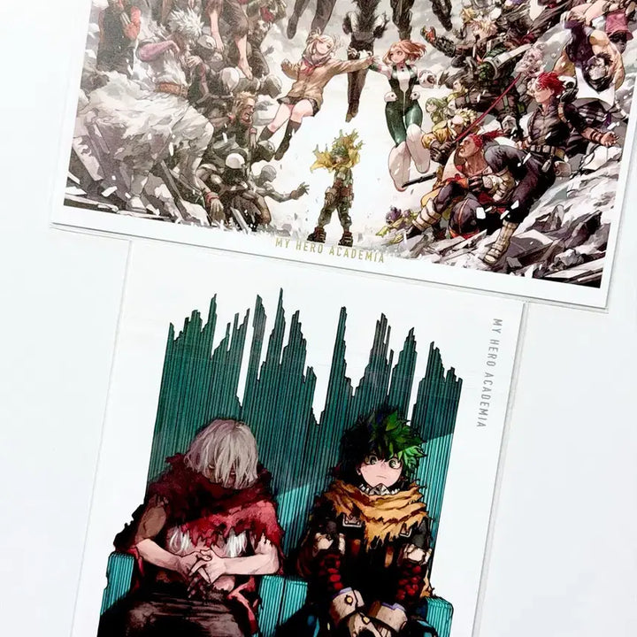[BUNJANG] My Hero Academia Original Art Exhibition Key Visual Postcard Set / (미개봉)나의 히어로 아카데미아 원화전 키비주얼 포스트카드 엽서 세트