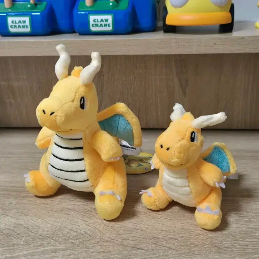 [BUNJANG] Pokemon Dragonite Plush Keychain Set / [새상품] 포켓몬 인형 키링 망나뇽 세트