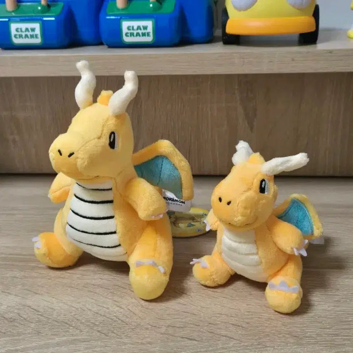 [BUNJANG] Pokemon Dragonite Plush Keychain Set / [새상품] 포켓몬 인형 키링 망나뇽 세트
