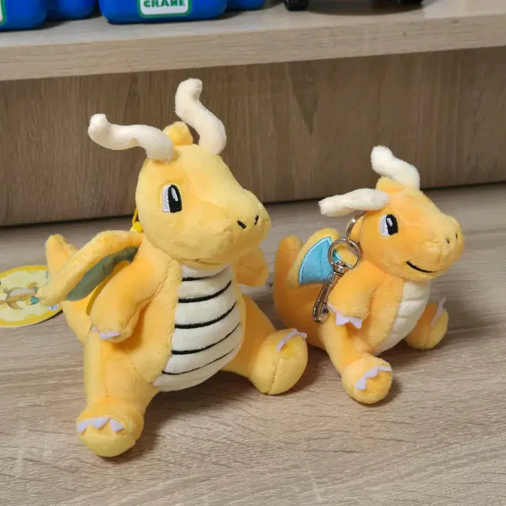 [BUNJANG] Pokemon Dragonite Plush Keychain Set / [새상품] 포켓몬 인형 키링 망나뇽 세트