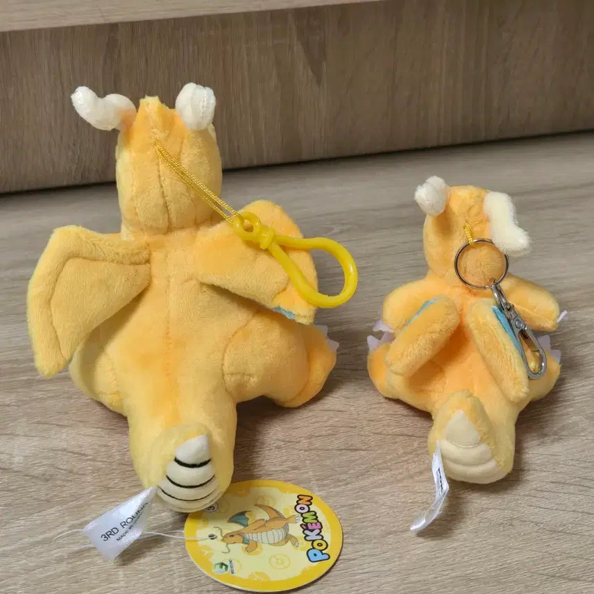 [BUNJANG] Pokemon Dragonite Plush Keychain Set / [새상품] 포켓몬 인형 키링 망나뇽 세트