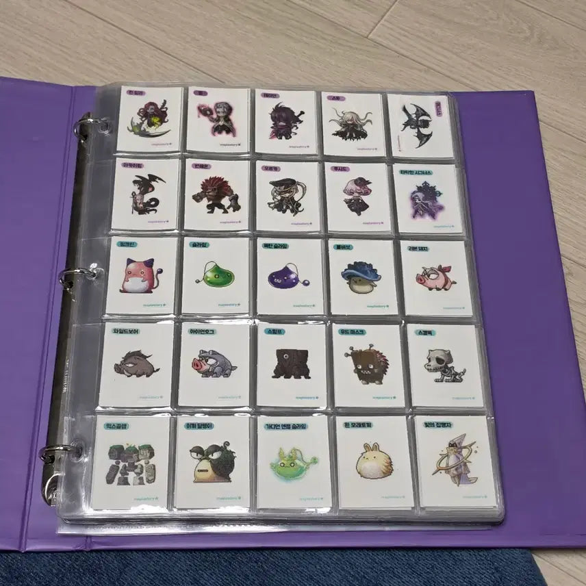 [BUNJANG] MapleStory Sticker S2 Bundle Set (62 Types) / 메이플스토리 띠부씰 시즌1 일괄 판매합니다(62종)