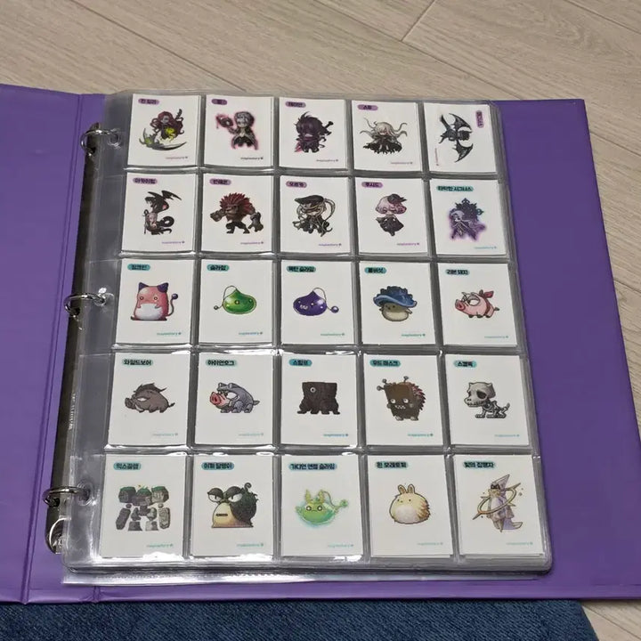 [BUNJANG] MapleStory Sticker S2 Bundle Set (62 Types) / 메이플스토리 띠부씰 시즌1 일괄 판매합니다(62종)