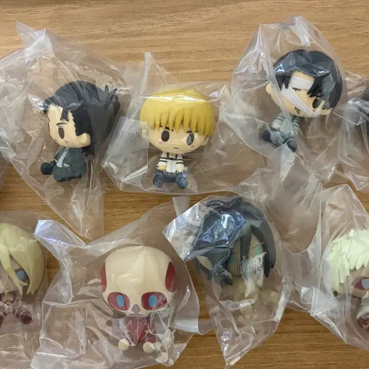 [BUNJANG] Attack on Titan Chokonokko H &amp; I Prize Full Set / 진격의거인 초코노코 H상 I상 풀세트(10종 전종)