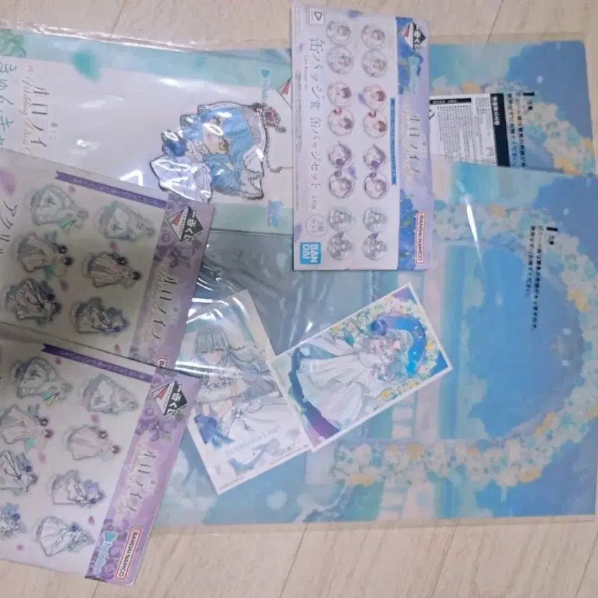 [BUNJANG] Hololive Yukihana Lamy Wedding Concept Goods Set / 홀로라이브 유키하나 라미 쿠지 굿즈 세트