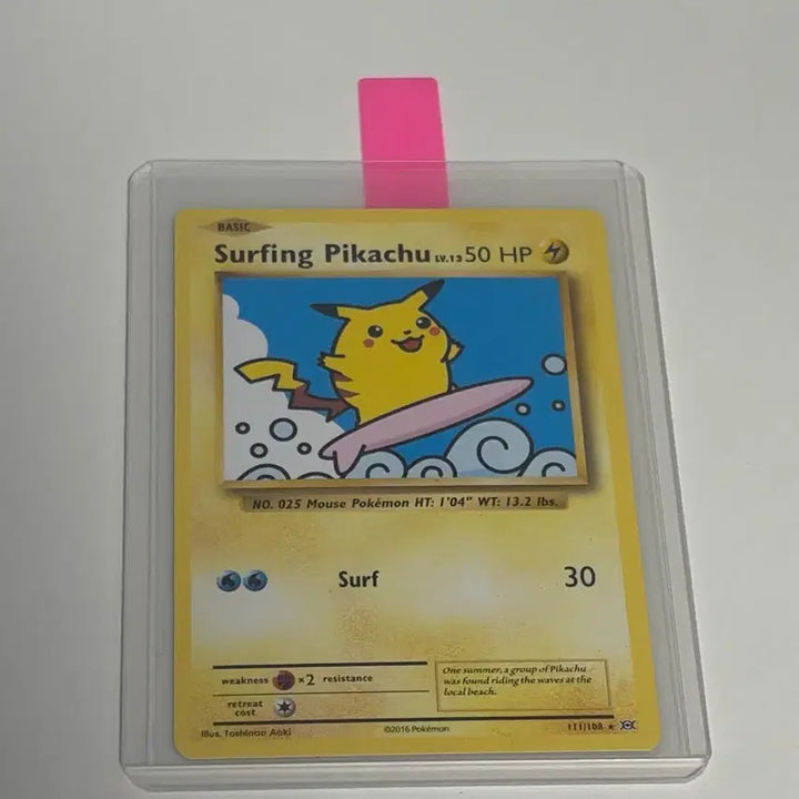 [BUNJANG] Pokemon TCG English Version Surfing Pikachu Card / 2016 포켓몬카드 영문판 서핑 피카츄 surfing pikachu