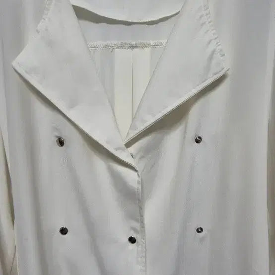 [BUNJANG] J.CRANE Ivory Long Shirt Dress / J.CRANE 아이보리 롱 셔츠형 원피스