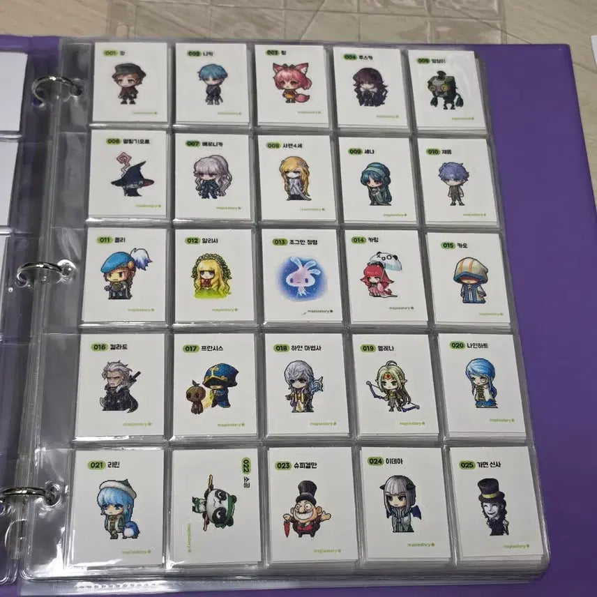 [BUNJANG] MapleStory Season 2 94 Types Sticker Set / 메이플스토리 시즌2 띠부씰 일괄(94종) 판매