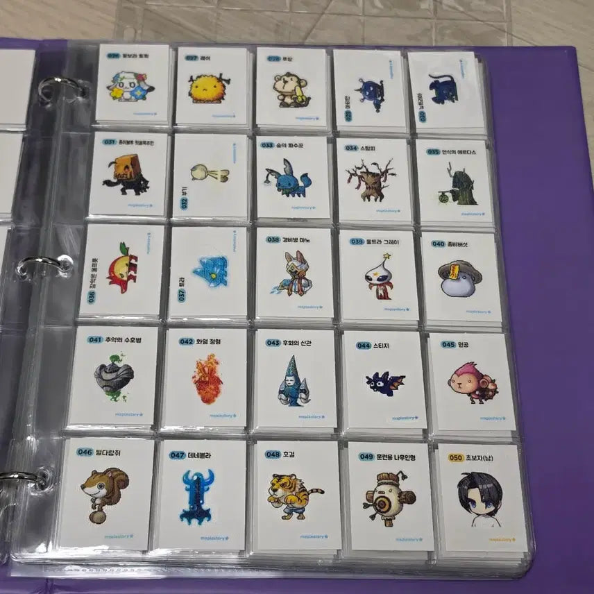 [BUNJANG] MapleStory Season 2 94 Types Sticker Set / 메이플스토리 시즌2 띠부씰 일괄(94종) 판매