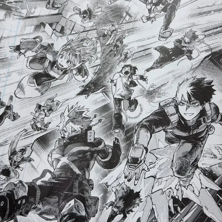 [BUNJANG] My Hero Academia Art Exhibition Class A Digital Manuscript Poster (Sealed) / (미개봉)나의 히어로 아카데미아 원화전 A반 디지털 원고 포스터