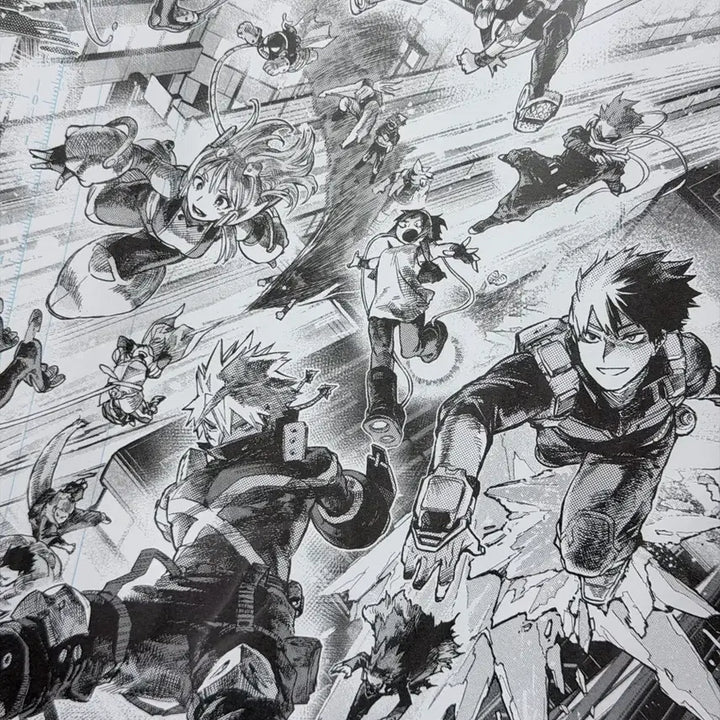[BUNJANG] My Hero Academia Art Exhibition Class A Digital Manuscript Poster (Sealed) / (미개봉)나의 히어로 아카데미아 원화전 A반 디지털 원고 포스터