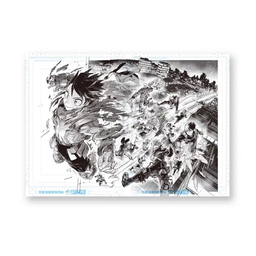 [BUNJANG] My Hero Academia Art Exhibition Class A Digital Manuscript Poster (Sealed) / (미개봉)나의 히어로 아카데미아 원화전 A반 디지털 원고 포스터
