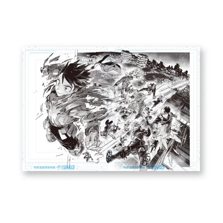[BUNJANG] My Hero Academia Art Exhibition Class A Digital Manuscript Poster (Sealed) / (미개봉)나의 히어로 아카데미아 원화전 A반 디지털 원고 포스터