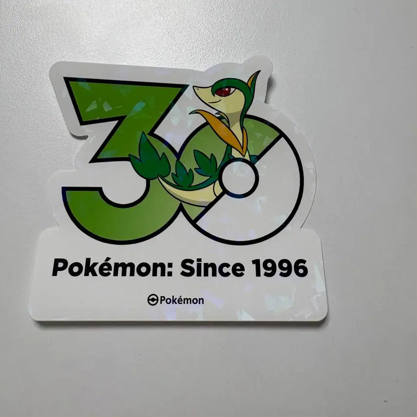 [BUNJANG] Pokemon 30th Anniversary Charizard Logo Sticker / 포켓몬 30주년 샤비 로고스티커 올리브영