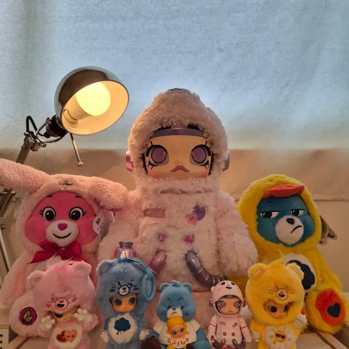 [BUNJANG] Pop Mart Space Molly Sweet Message Bear 400% &amp; 100% Set / 팝마트 스페이스 메가 몰리 스위트 메세지 베어 400%100%