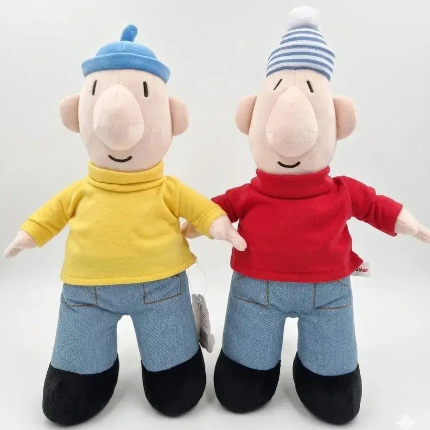[BUNJANG] Pat &amp; Mat Plush Toy Set New Product / 패트와 매트 봉제 인형 세트 새상품