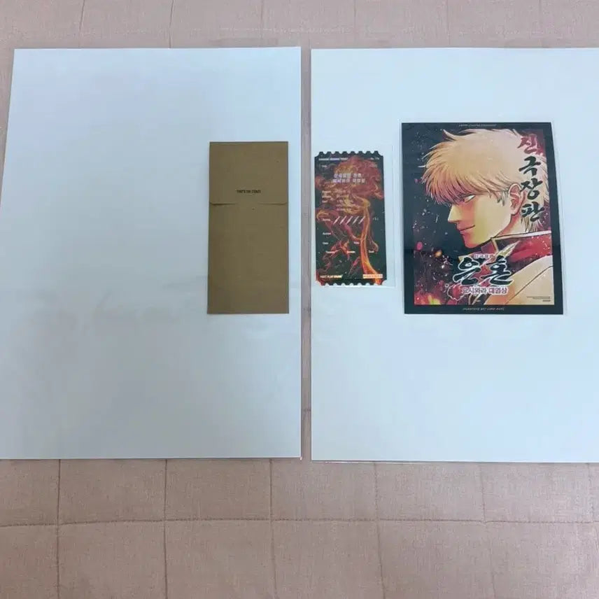 [BUNJANG] Gintama Movie Special Goods Set / 5종) 은혼 극장판 요시와라 특전 포스터 TTT 아트카드 오리지널티켓