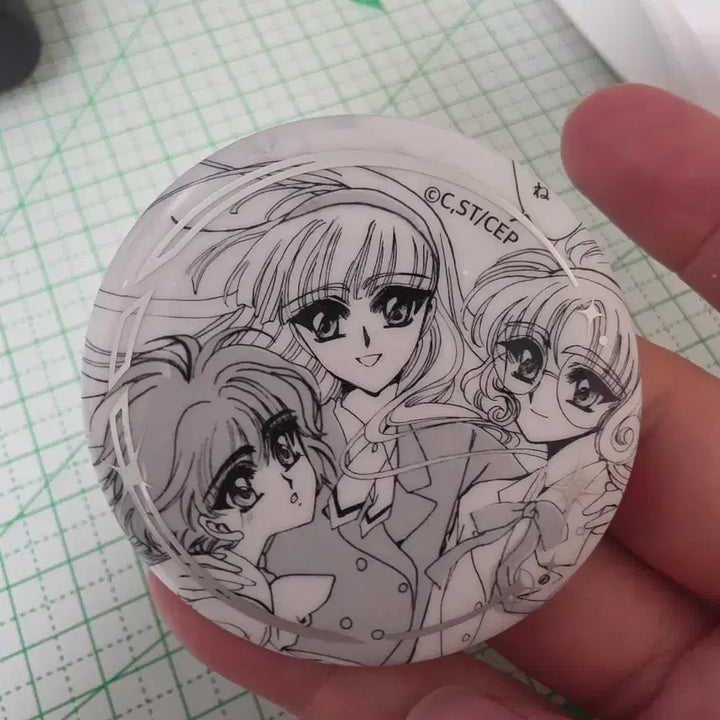 [BUNJANG] CLAMP Exhibition Magic Knight Rayearth Exclusive Poster, Scene Can Badge Bundle Set / 클램프전 마법기사 레이어스 입장특전, 포스터, 명장면, 캔뱃지 일괄