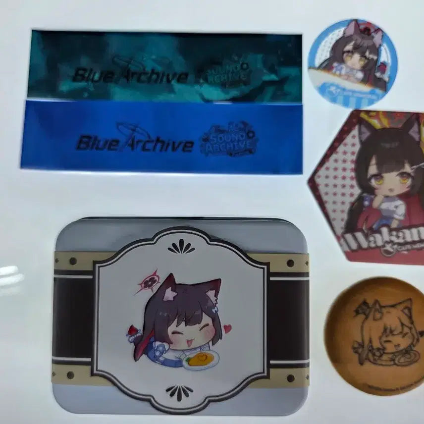 [BUNJANG] Blue Archive Cafe Memorial Wakamono Bundle Set / 블루아카이브 카페 메모리얼 와카모 굿즈 일괄
