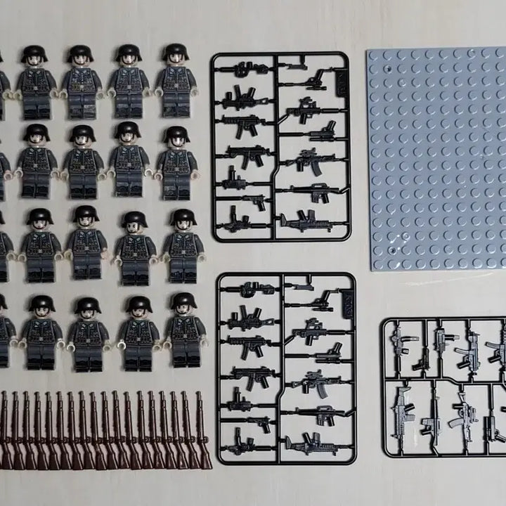 [BUNJANG] LEGO Compatible Building Blocks German Soldiers (24 pcs) / (새상품)레고호환블럭 독일군24개