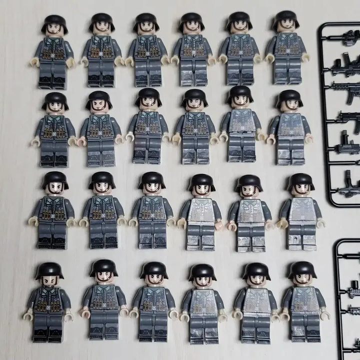[BUNJANG] LEGO Compatible Building Blocks German Soldiers (24 pcs) / (새상품)레고호환블럭 독일군24개