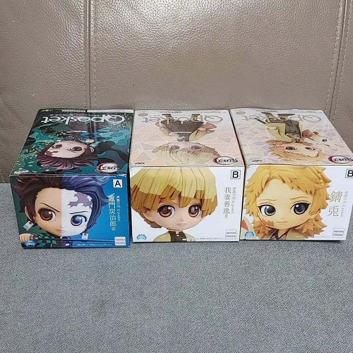 [BUNJANG] Demon Slayer Qposket Tanjiro, Zenitsu, Sabito Figure Set / 귀멸의칼날 Qposket 피규어 세트 (탄지로/젠이츠/사비토)